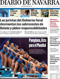 Portada Diario de Navarra 2026-09-11