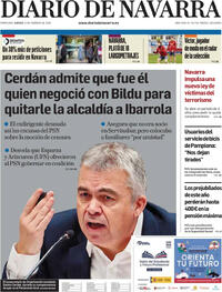 Portada Diario de Navarra 2026-02-12