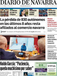 Portada Diario de Navarra 2026-03-12