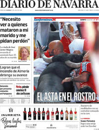 Portada Diario de Navarra 2026-07-12