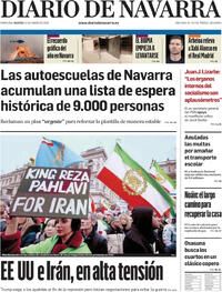Portada Diario de Navarra 2026-01-13