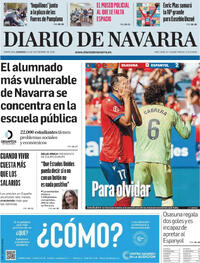 Portada Diario de Navarra 2026-09-13