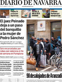 Portada Diario de Navarra 2026-04-14