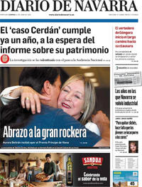 Portada Diario de Navarra 2026-06-14