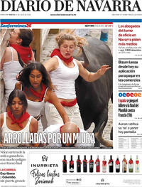 Portada Diario de Navarra 2026-07-14