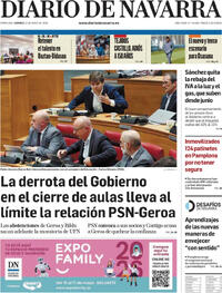 Portada Diario de Navarra 2026-05-15