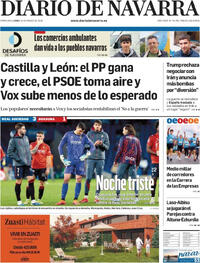 Portada Diario de Navarra 2026-03-16