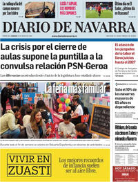 Portada Diario de Navarra 2026-05-16