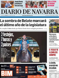 Portada Diario de Navarra 2026-08-16