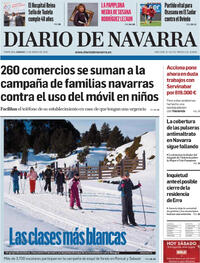 Portada Diario de Navarra 2026-01-17