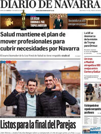 Portada Diario de Navarra 2026-03-17