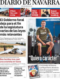 Portada Diario de Navarra 2026-08-17