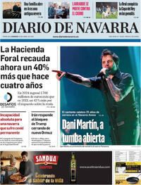 Portada Diario de Navarra 2026-04-19