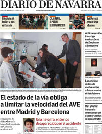 Portada Diario de Navarra 2026-01-21