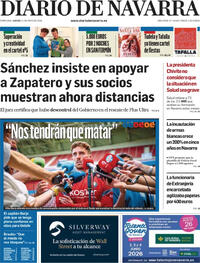 Portada Diario de Navarra 2026-05-21
