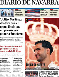 Portada Diario de Navarra 2026-07-22
