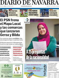 Portada Diario de Navarra 2026-02-23