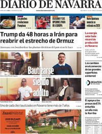 Portada Diario de Navarra 2026-03-23