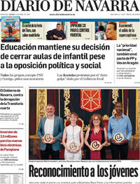 Portada Diario de Navarra 2026-04-23