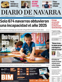 Portada Diario de Navarra 2026-08-23