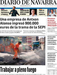 Portada Diario de Navarra 2026-06-24