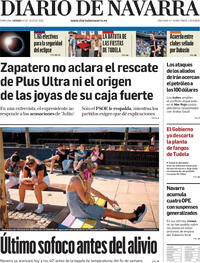 Portada Diario de Navarra 2026-07-24