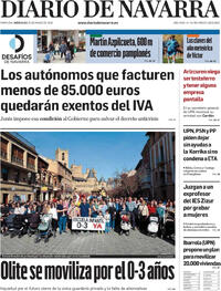 Portada Diario de Navarra 2026-03-25