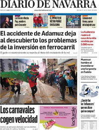 Portada Diario de Navarra 2026-01-26