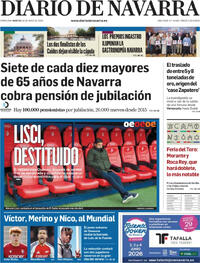 Portada Diario de Navarra 2026-05-26