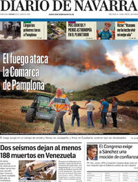 Portada Diario de Navarra 2026-06-26