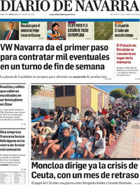 Portada Diario de Navarra 2026-08-26