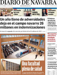 Portada Diario de Navarra 2026-01-27