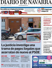 Portada Diario de Navarra 2026-05-28