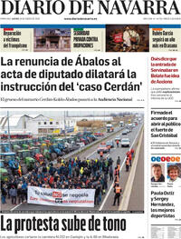 Portada Diario de Navarra 2026-01-29