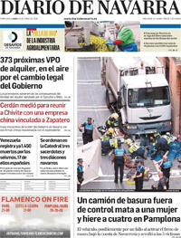Portada Diario de Navarra 2026-06-29
