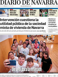 Portada Diario de Navarra 2026-07-29