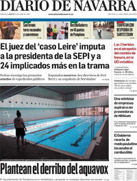 Portada Diario de Navarra 2026-06-30