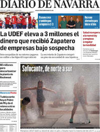 Portada Diario de Navarra 2026-07-30