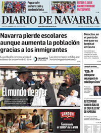 Portada Diario de Navarra 2026-08-30