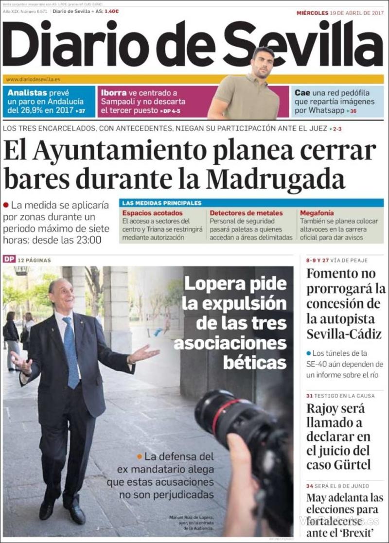 Portada La Voz de Galicia 2017-04-19
