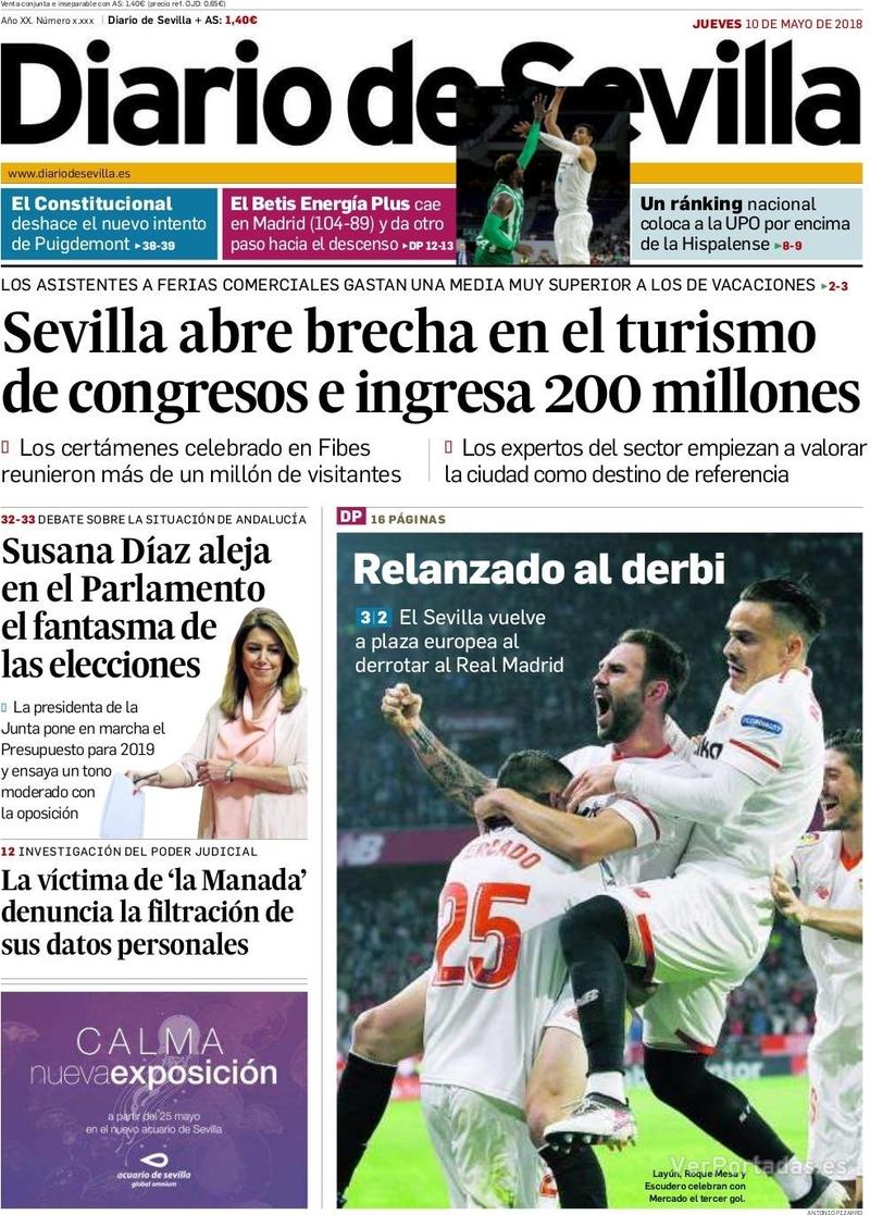 Portada La Voz de Galicia 2018-05-10