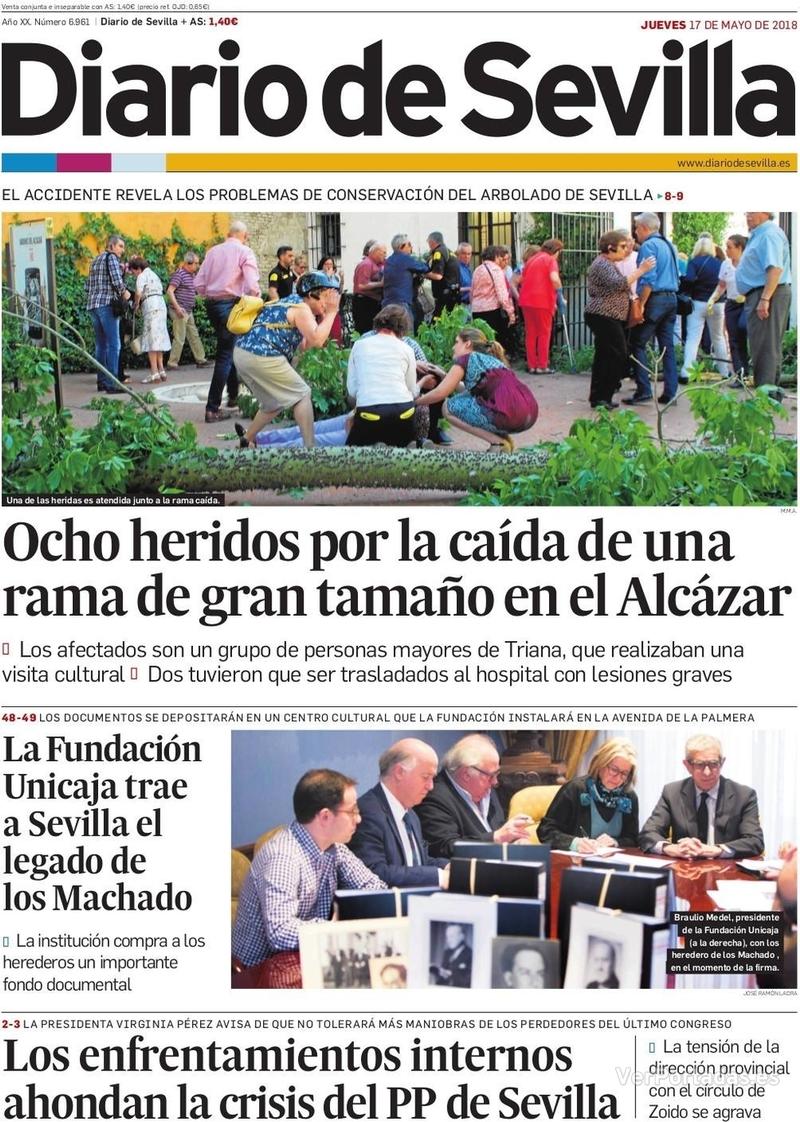 Portada La Voz de Galicia 2018-05-17