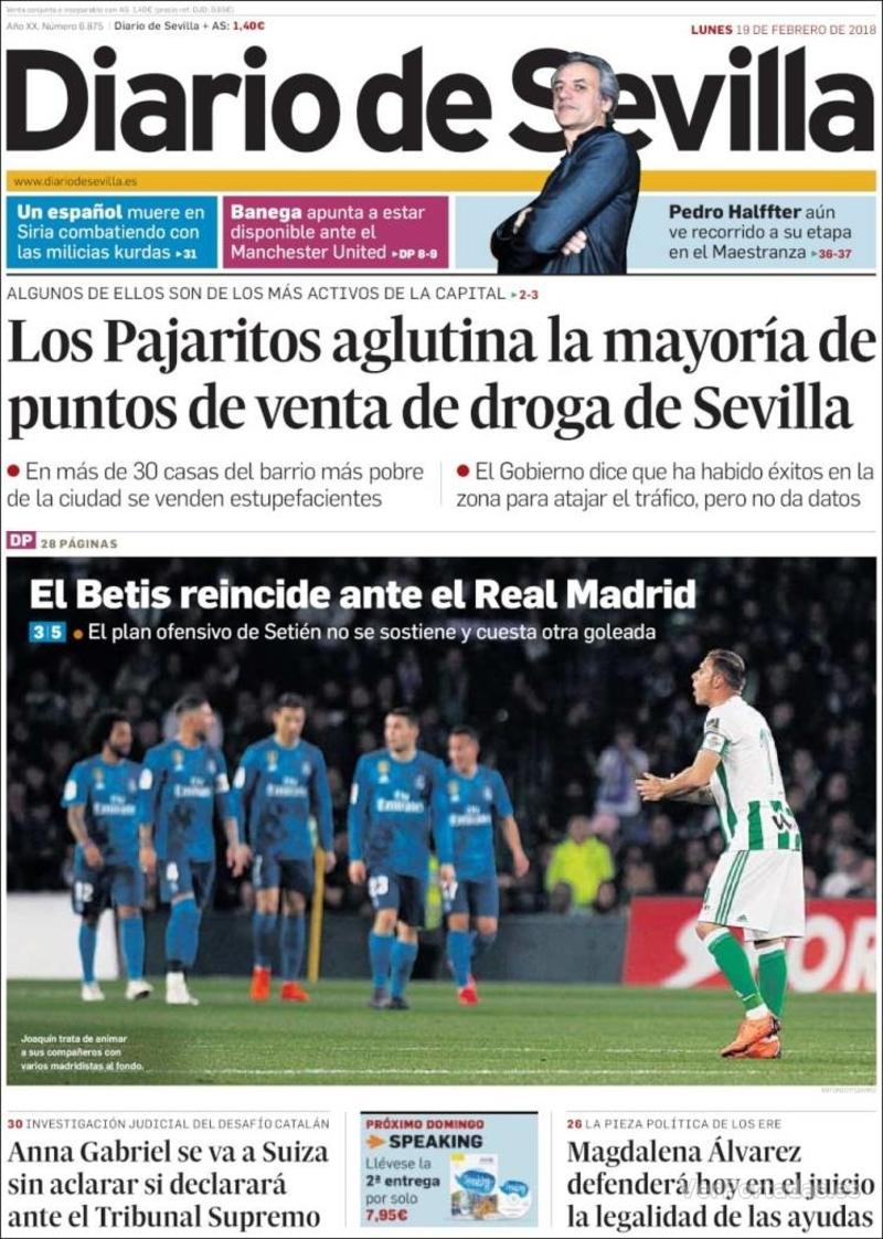 Portada La Voz de Galicia 2018-02-19