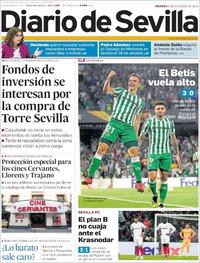 Portada Diario de Sevilla 2018-10-05