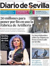 Portada Diario de Sevilla 2018-11-10
