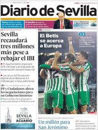 Portada Diario de Sevilla 2018-12-10