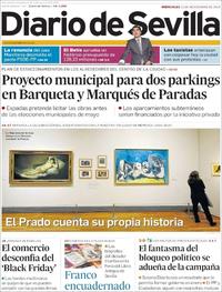 Portada Diario de Sevilla 2018-11-21