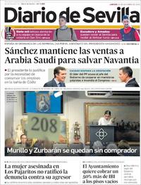 Portada Diario de Sevilla 2018-10-25