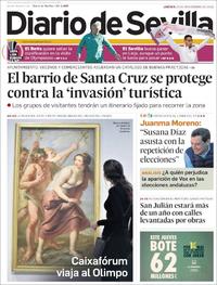 Portada Diario de Sevilla 2018-11-29