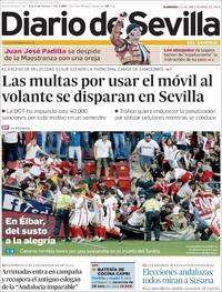 Portada Diario de Sevilla 2018-09-30